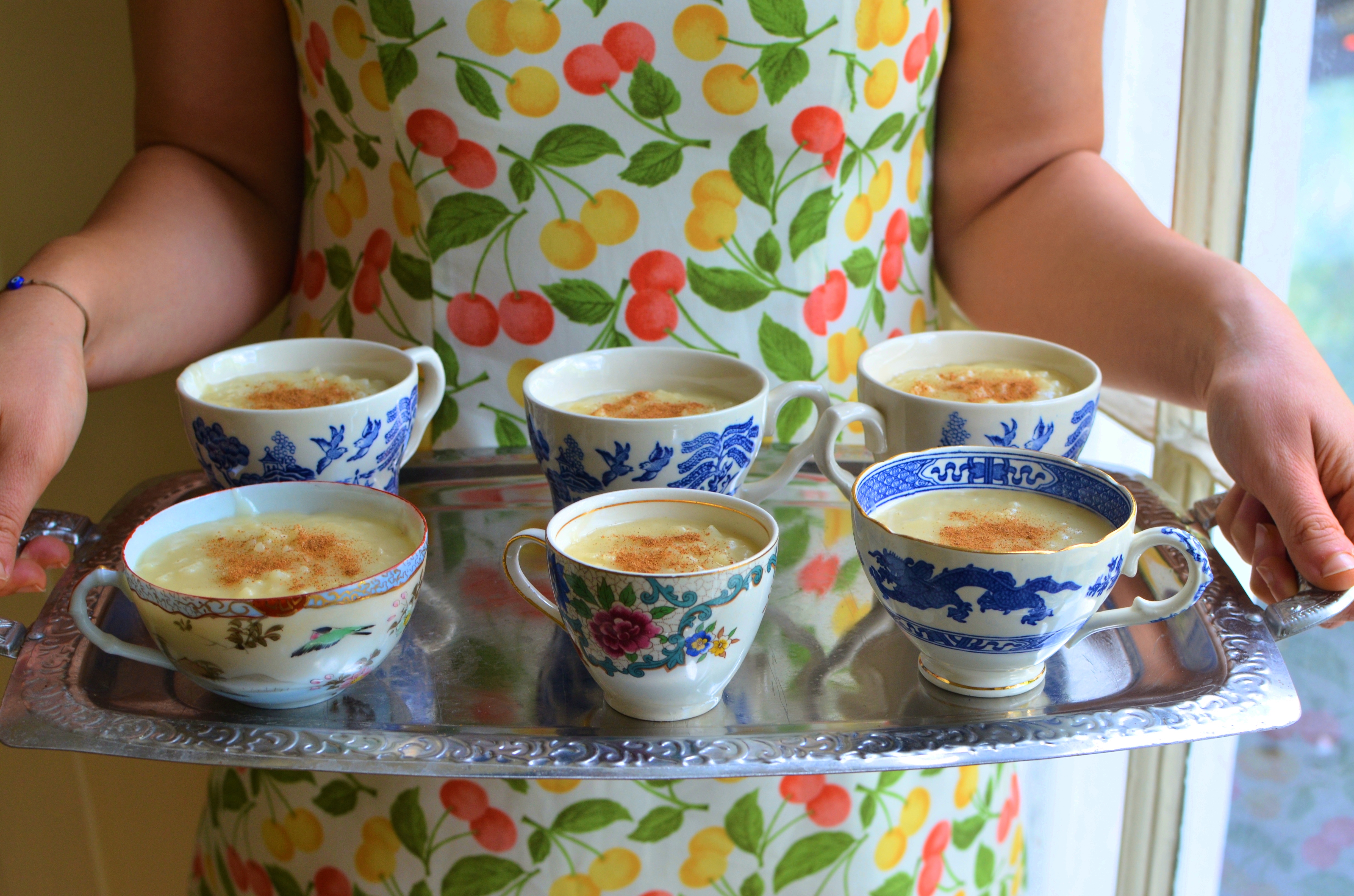 Oat milk rice pudding with honey The slow issue